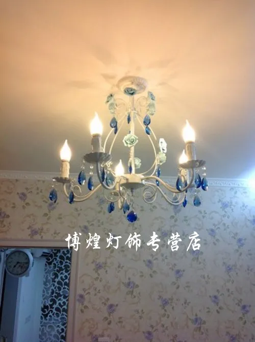 American Iron Chandelier European garden dining room lighting bedroom warm Princess children room lamps
American Iron Chandelier European garden dining room lighting bedroom warm Princess children room lamps