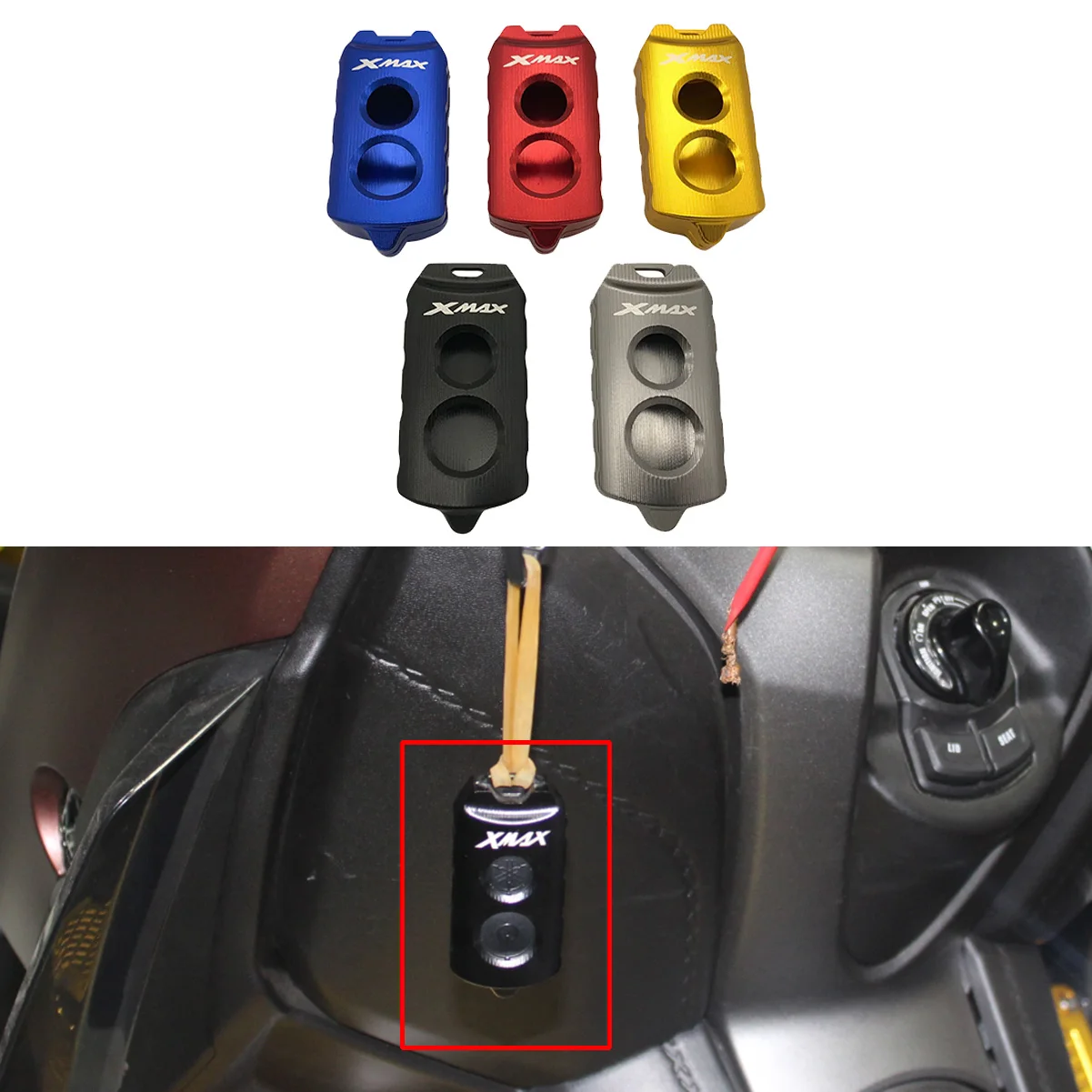 For YAMAHA Scooter X-MAX 300 Key Case Cover XMAX 300 XMAX 125 XMAX 250 XMAX 400 2017-2020 Motorcycle CNC Key Holder Protection
For YAMAHA Scooter X-MAX 300 Key Case Cover XMAX 300 XMAX 125 XMAX 250 XMAX 400 2017-2020 Motorcycle CNC Key Holder Protection