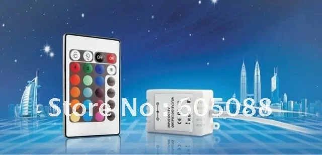 DC5V/12V/24V 6A rgb led remote controller 24-key infrared(IR) control Common anode with jump/gradual color changing 100pcs/lot
DC5V/12V/24V 6A rgb led remote controller 24-key infrared(IR) control Common anode with jump/gradual color changing 100pcs/lot