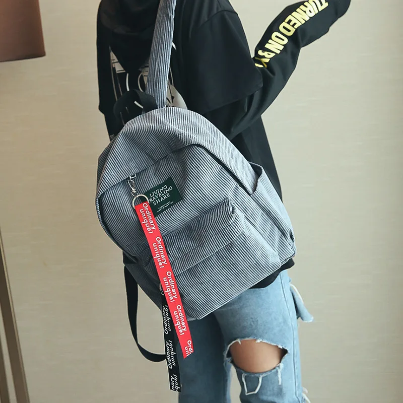 Chic Corduroy Backpack Women Shcool Bags for Teenager Girls Shoulder Preppy Backpack Rucksacks Travel Rucksack
Chic Corduroy Backpack Women Shcool Bags for Teenager Girls Shoulder Preppy Backpack Rucksacks Travel Rucksack