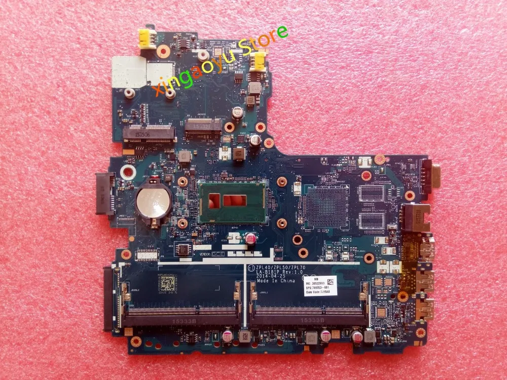 Для HP для Probook 450 G2 Материнская плата ноутбука w/i7-5500U LA-B181P ZPL40 ZPL50 799553-601 100% ТЕСТ ОК!
Для HP для Probook 450 G2 Материнская плата ноутбука w/i7-5500U LA-B181P ZPL40 ZPL50 799553-601 100% ТЕСТ ОК!