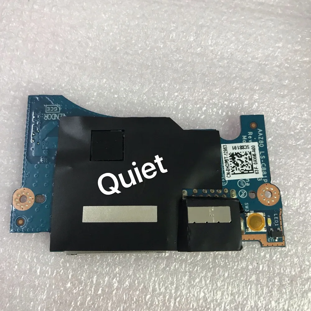 Оригинальное устройство для чтения SD-карт USB для Dell XPS 13 9343 9350 9360, USB-кардридер со слотом для карт памяти, модель H2P6T 0H2P6T
Оригинальное устройство для чтения SD-карт USB для Dell XPS 13 9343 9350 9360, USB-кардридер со слотом для карт памяти, модель H2P6T 0H2P6T