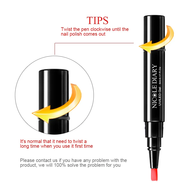 NICOLE DIARY One Step Gel Nail Varnish Pen Glitter No Need Top Base 3 In 1 UV Gel Glitter Polish Wholesale
NICOLE DIARY One Step Gel Nail Varnish Pen Glitter No Need Top Base 3 In 1 UV Gel Glitter Polish Wholesale