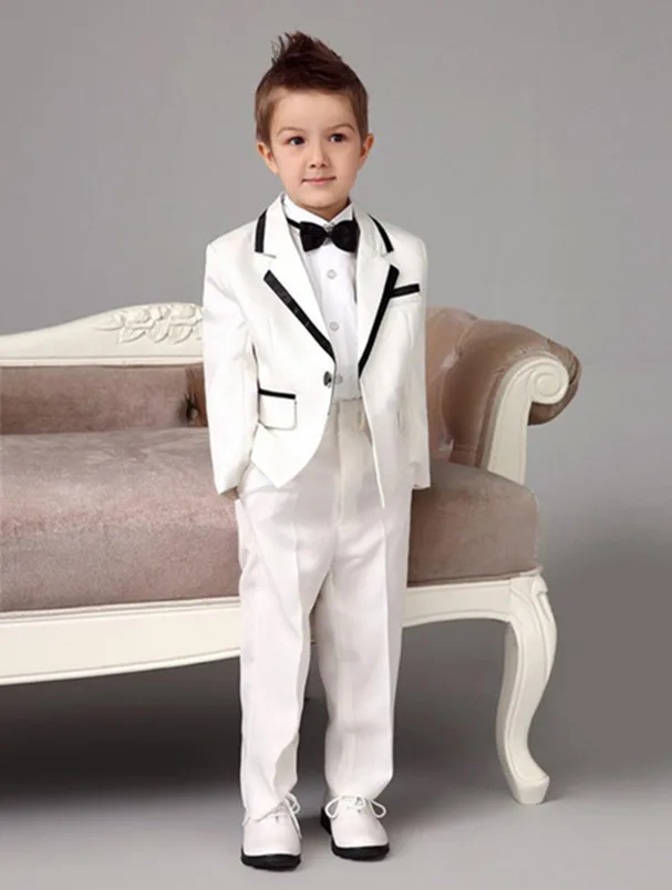 New White Notch Lapel Children Suits For Wedding Handsome Boy Tuxedos Party Dinner Prom Suits (Jacket+Pants)
New White Notch Lapel Children Suits For Wedding Handsome Boy Tuxedos Party Dinner Prom Suits (Jacket+Pants)