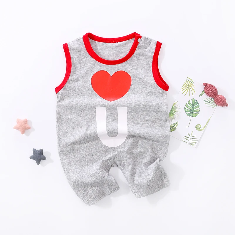 YiErYing Summer Newborn Baby Sleeveless Letter Printed Rompers Baby Boys Girls Jumpsuit Outfits Clothes Baby Sportswear Clothing
YiErYing Summer Newborn Baby Sleeveless Letter Printed Rompers Baby Boys Girls Jumpsuit Outfits Clothes Baby Sportswear Clothing