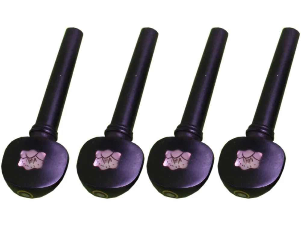 4pcs Violin Peg Ebony wood Violin Pegs 4/4 Full Size Tuning pegs violin parts Accessories MOP pearl Inlay
4pcs Violin Peg Ebony wood Violin Pegs 4/4 Full Size Tuning pegs violin parts Accessories MOP pearl Inlay
