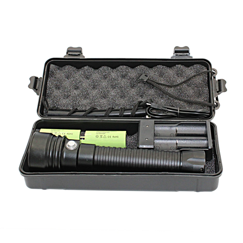 Uranusfire Diving Flashlight XHP70 Super Bright Scuba Hunting Lamp with Stepless Dimming + 26650 Battery + USB Charger
Uranusfire Diving Flashlight XHP70 Super Bright Scuba Hunting Lamp with Stepless Dimming + 26650 Battery + USB Charger