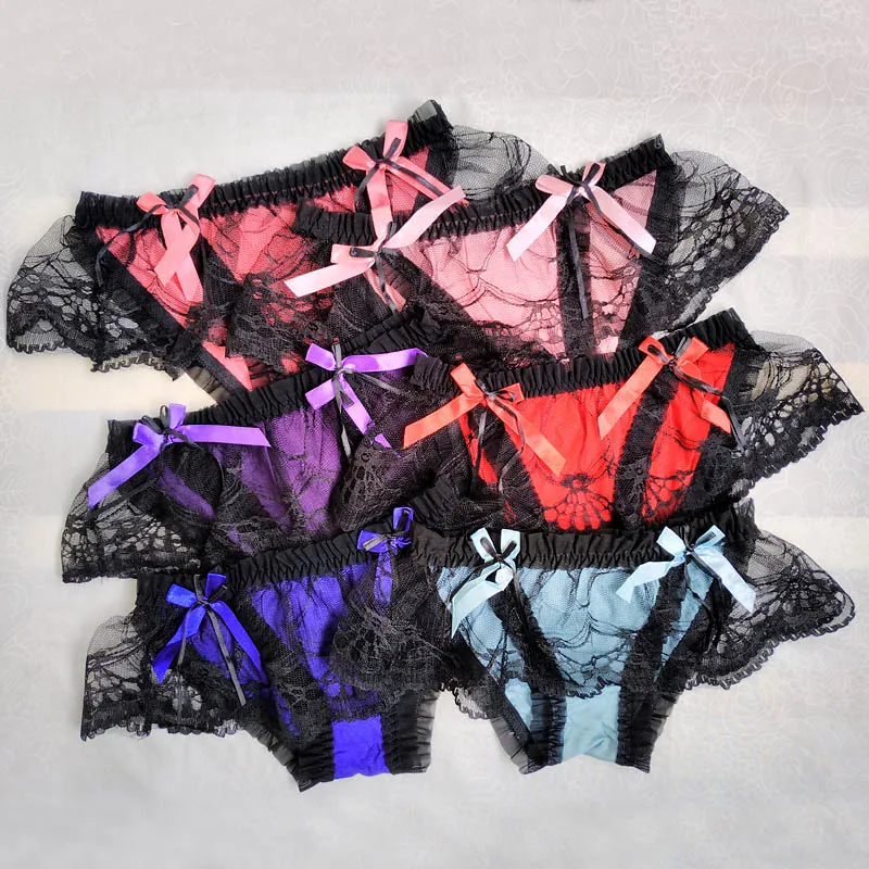 Sexy Skirted Panties For Sissy Men Lace Briefs Underwear Softy Sheer Fetish Collection Mens Underptant Gay Lingerie Mesh
Sexy Skirted Panties For Sissy Men Lace Briefs Underwear Softy Sheer Fetish Collection Mens Underptant Gay Lingerie Mesh