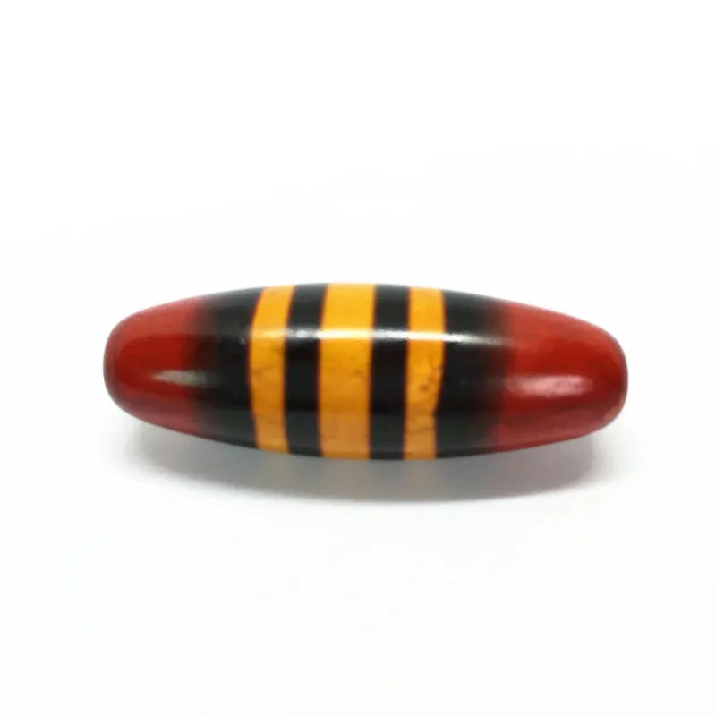 Natural Tibetan Dzi Beads for making diy Jewelry Oval Stripe Beads One-Line Pharmacist Grade AAA, 12x35mm, Hole:Approx 2mm
Natural Tibetan Dzi Beads for making diy Jewelry Oval Stripe Beads One-Line Pharmacist Grade AAA, 12x35mm, Hole:Approx 2mm