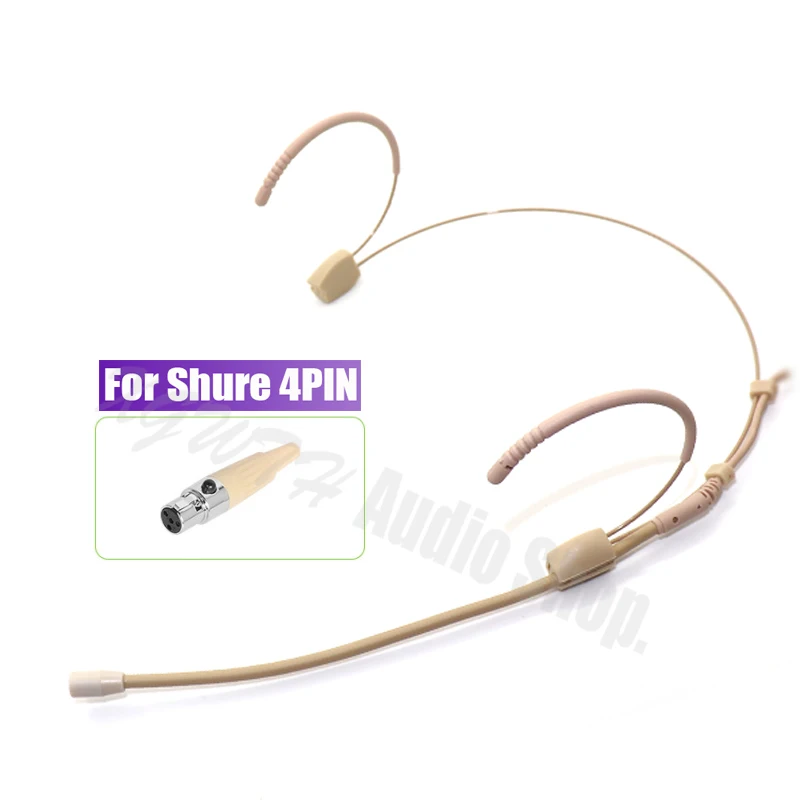 Professional Mini Ear Hanging Headset Headworn Microphone for Shure Wireless Microphone System Skin Color Mini XLR More Plug
Professional Mini Ear Hanging Headset Headworn Microphone for Shure Wireless Microphone System Skin Color Mini XLR More Plug