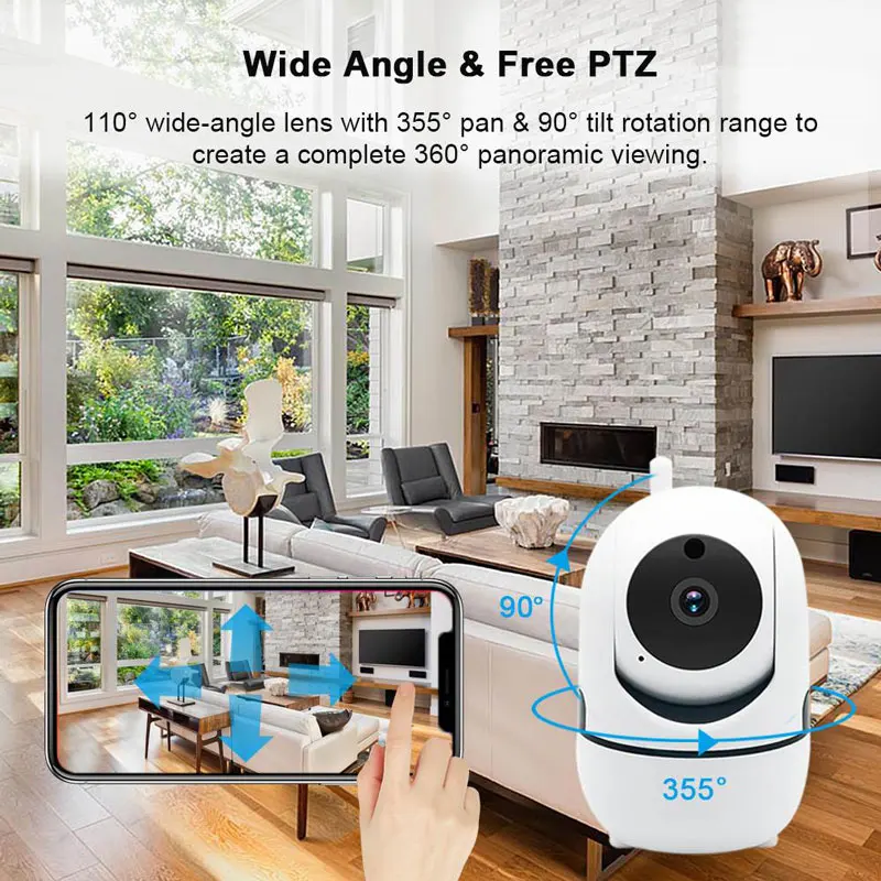 Full HD 1080P IP Camera WiFi Wireless Night Vision Auto Tracking Home Security Surveillance CCTV Network Baby Monitor Mini Cam
Full HD 1080P IP Camera WiFi Wireless Night Vision Auto Tracking Home Security Surveillance CCTV Network Baby Monitor Mini Cam