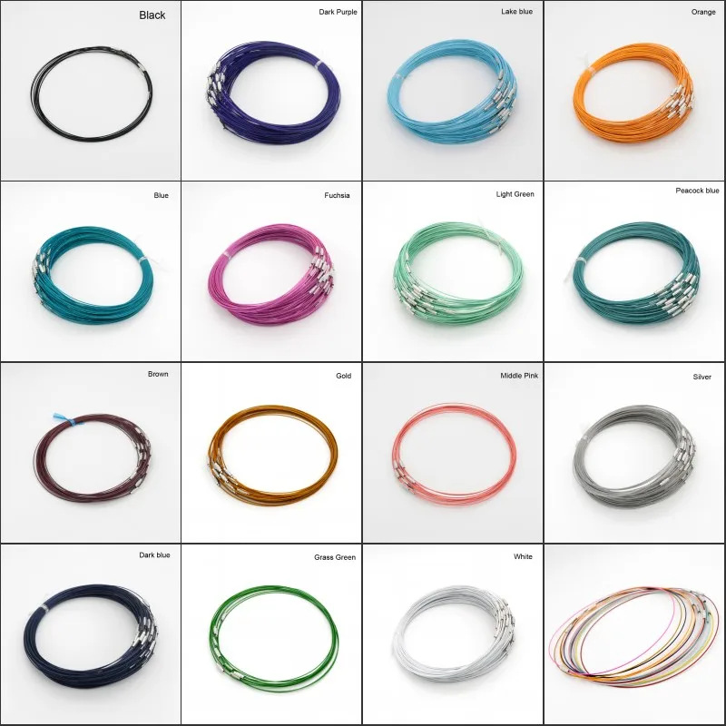 Hot Sale Many color to choose Stainless Steel Necklace diameter 0.1cm Vintage Chain for Women And Man Stainless Steel Jewelry
Hot Sale Many color to choose Stainless Steel Necklace diameter 0.1cm Vintage Chain for Women And Man Stainless Steel Jewelry