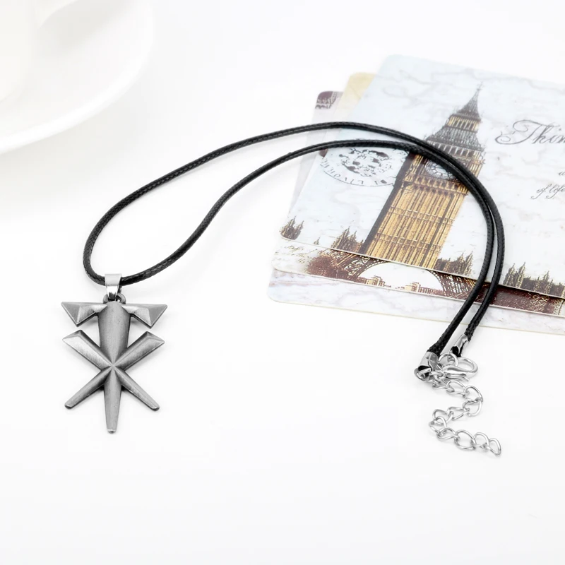 Geometric Cross Shape Undertaker Pendant Necklace Leather Cord Statement Necklace Metal Punk Colar
Geometric Cross Shape Undertaker Pendant Necklace Leather Cord Statement Necklace Metal Punk Colar