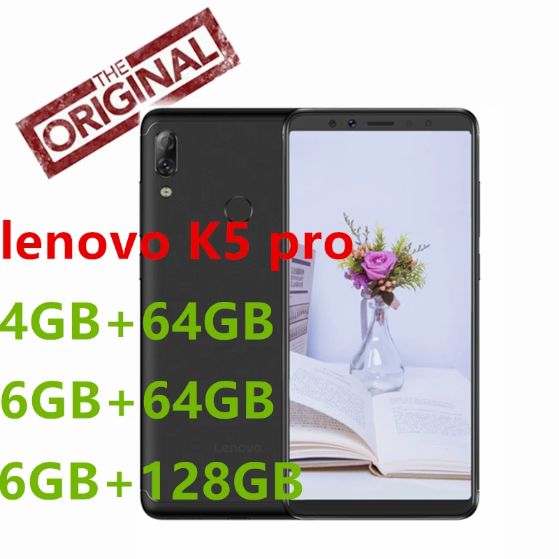 Lenovo K5 Pro L38041 с глобальной прошивкой 6 ГБ 128 ZUI 4G LTE дисплей 5 99 дюйма смартфон