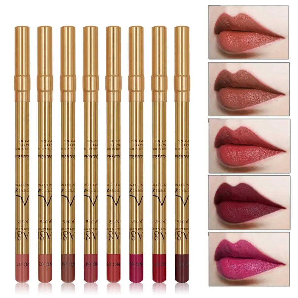 8 Colors Silky Matte Lip Liner Lipstick Set Long-lasting Waterproof Moisture Sexy Red Lipliner Stick Pencils Makeup Cosmetic
8 Colors Silky Matte Lip Liner Lipstick Set Long-lasting Waterproof Moisture Sexy Red Lipliner Stick Pencils Makeup Cosmetic