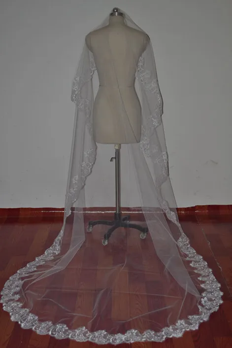 Free Shipping ! 300cm Long ! New Fashion 2019 Wholesale White Ivory Applique Edge Bridal Veils Wedding Veils ACCESSORIES
Free Shipping ! 300cm Long ! New Fashion 2019 Wholesale White Ivory Applique Edge Bridal Veils Wedding Veils ACCESSORIES