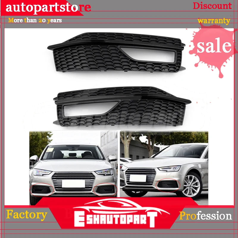 Grill Grille Front Lower Bumper Fog Light Cover For Audi 2015 Black Pair Of Power A4 S-line S4
Grill Grille Front Lower Bumper Fog Light Cover For Audi 2015 Black Pair Of Power A4 S-line S4