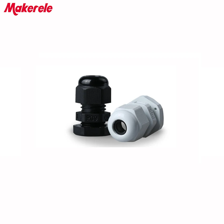 10pcs/lots PG9 Black/white IP68 cable connector Plastic Nylon Waterproof Cable Glands Joints for 4-8mm cable
10pcs/lots PG9 Black/white IP68 cable connector Plastic Nylon Waterproof Cable Glands Joints for 4-8mm cable