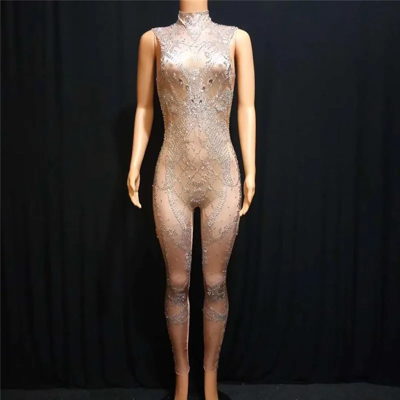 D01 Sleeveless slim stretch bodysuit dj ds rhinestone one piece trousers bar jumpsuit sexy dance costumes singer outfits clothes
D01 Sleeveless slim stretch bodysuit dj ds rhinestone one piece trousers bar jumpsuit sexy dance costumes singer outfits clothes