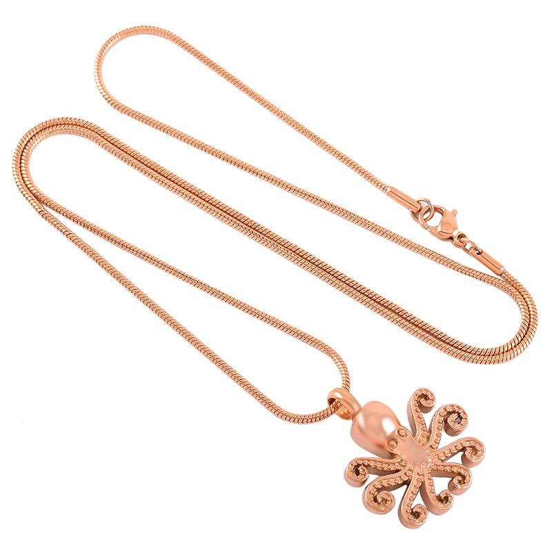 Милая подвеска-сувенир IJD9390 в форме осьминога из нержавеющей стали с изображением животных, памятное ожерелье с урной, ювелирные изделия 
Милая подвеска-сувенир IJD9390 в форме осьминога из нержавеющей стали с изображением животных, памятное ожерелье с урной, ювелирные изделия