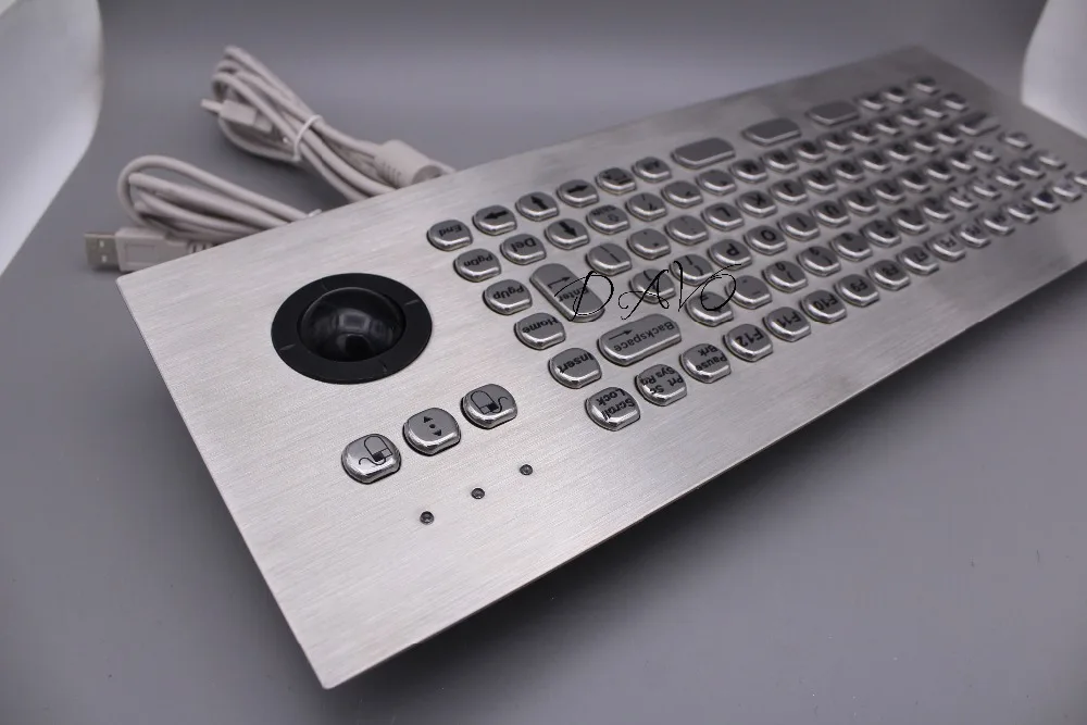 Metal Kiosk Keyboard with Trackball Spanish keyboard Russian keyboard Italian keypads
Metal Kiosk Keyboard with Trackball Spanish keyboard Russian keyboard Italian keypads