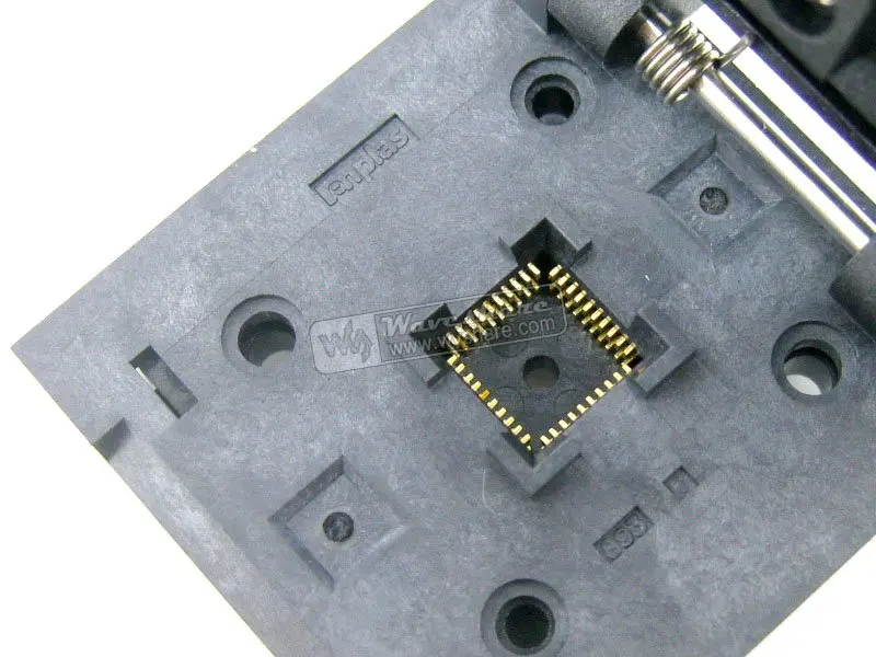 QFN40 MLP40 MLF40 QFN-40B-0.5-01 Enplas QFN 6x6 mm 0.5Pitch IC Test Burn-In Socket
QFN40 MLP40 MLF40 QFN-40B-0.5-01 Enplas QFN 6x6 mm 0.5Pitch IC Test Burn-In Socket