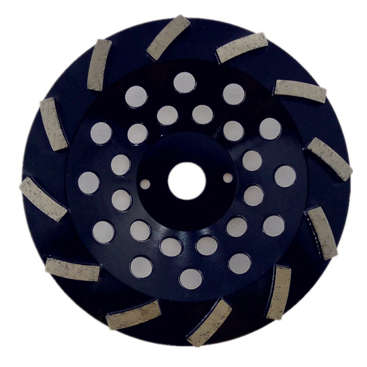 GD39 Concrete Floor Polishing Pad 7 Inch Diamond Grinding Cup Wheel Grinding Disc with 12 Segments for Concrete Floor 9PCS
GD39 Concrete Floor Polishing Pad 7 Inch Diamond Grinding Cup Wheel Grinding Disc with 12 Segments for Concrete Floor 9PCS