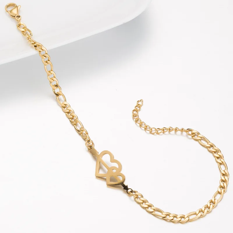 Daisies Arrow Heart Bracelets Bangles Charm Bracelet Female Jewelry Heart Stainless Steel Bracelet Women Accessories Fashion
Daisies Arrow Heart Bracelets Bangles Charm Bracelet Female Jewelry Heart Stainless Steel Bracelet Women Accessories Fashion