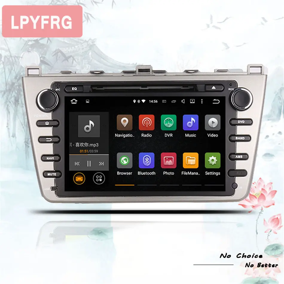 Android 10 Восьмиядерный ОЗУ 4 ГБ IPS автомобильный DVD GPS Радио стерео для Mazda 6 Ruiyi 2008 2009