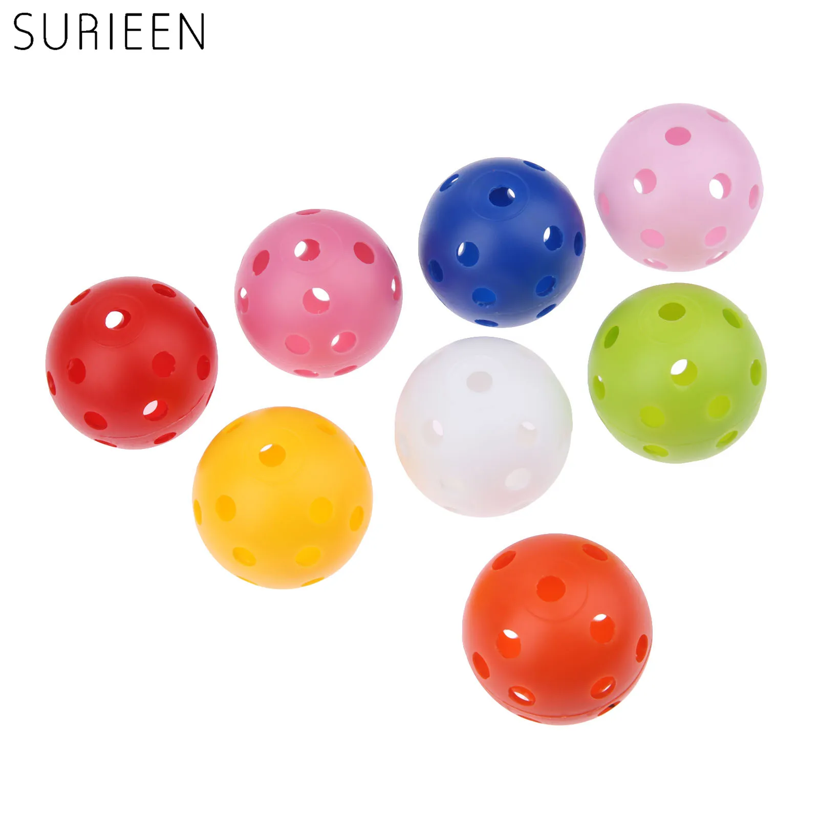 SURIEEN 20Pcs Diameter 41mm Plastic Golf Balls Outdoor Airflow Hollow with Hole Golf Practice Balls 8 Colors Golf Training Balls
SURIEEN 20Pcs Diameter 41mm Plastic Golf Balls Outdoor Airflow Hollow with Hole Golf Practice Balls 8 Colors Golf Training Balls