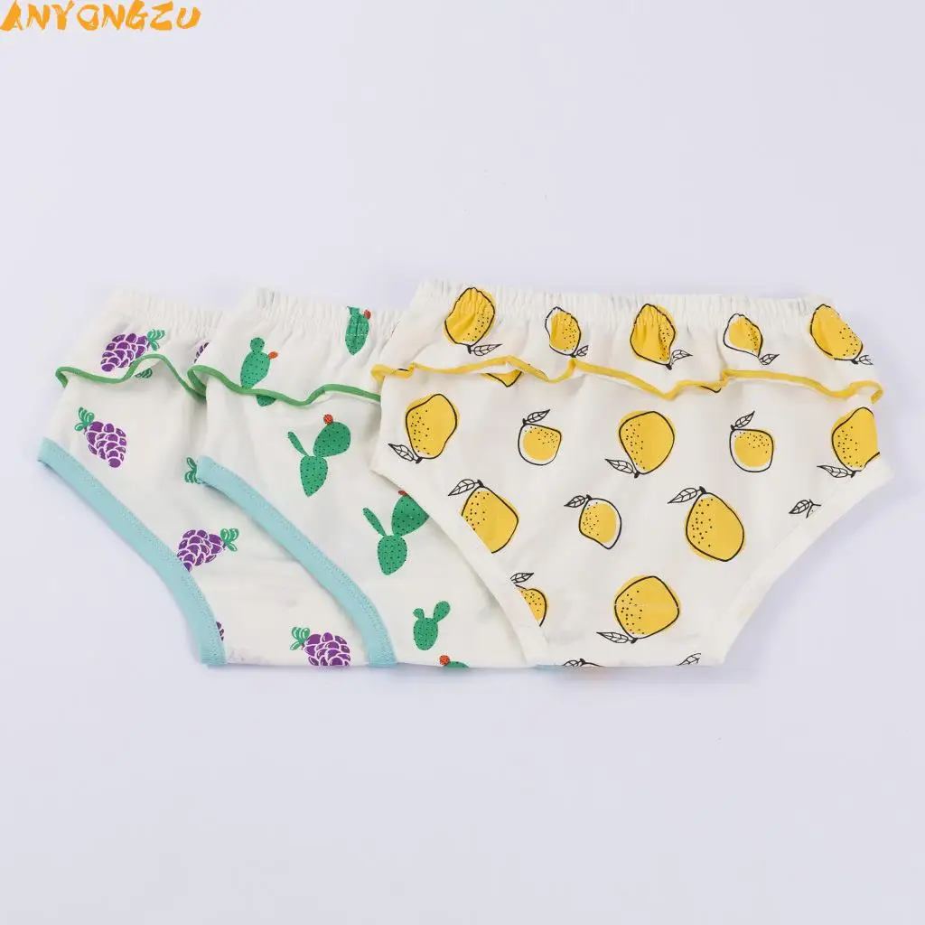 2018 Baby Girls Washable Diapers Cute Cloth New Reusable Diapers Nappies Cotton fruit lace Training Panties Diapers 3Pcs/lot
2018 Baby Girls Washable Diapers Cute Cloth New Reusable Diapers Nappies Cotton fruit lace Training Panties Diapers 3Pcs/lot