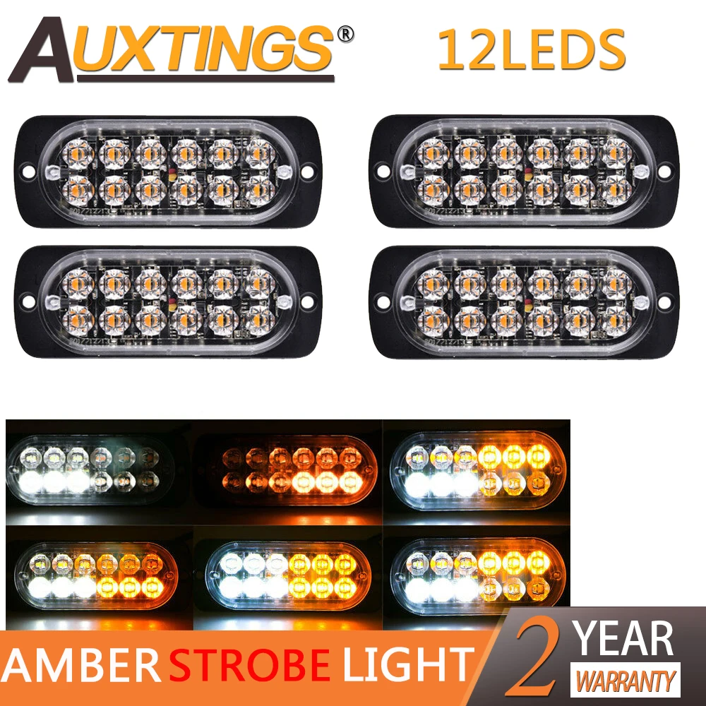 Auxting Amber 12LED 36W Car Truck Motorcycle Emergency Beacon Warning Hazard Flash Strobe Light Bar offroad Fog Lamp 12V 24V
Auxting Amber 12LED 36W Car Truck Motorcycle Emergency Beacon Warning Hazard Flash Strobe Light Bar offroad Fog Lamp 12V 24V