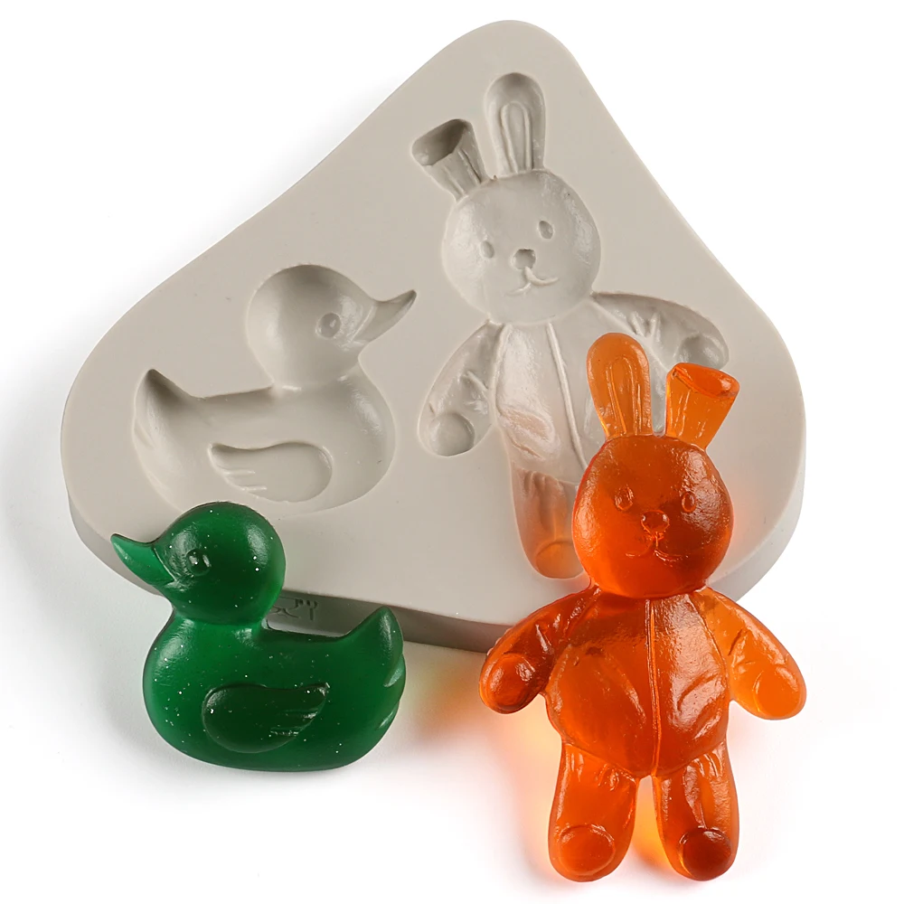 Rabbit Duck Cartoon Animal Silicone Mold for Jewelry Resin Craft DIY Mould Tools Pendant Charm Necklace Making Decorating
Rabbit Duck Cartoon Animal Silicone Mold for Jewelry Resin Craft DIY Mould Tools Pendant Charm Necklace Making Decorating
