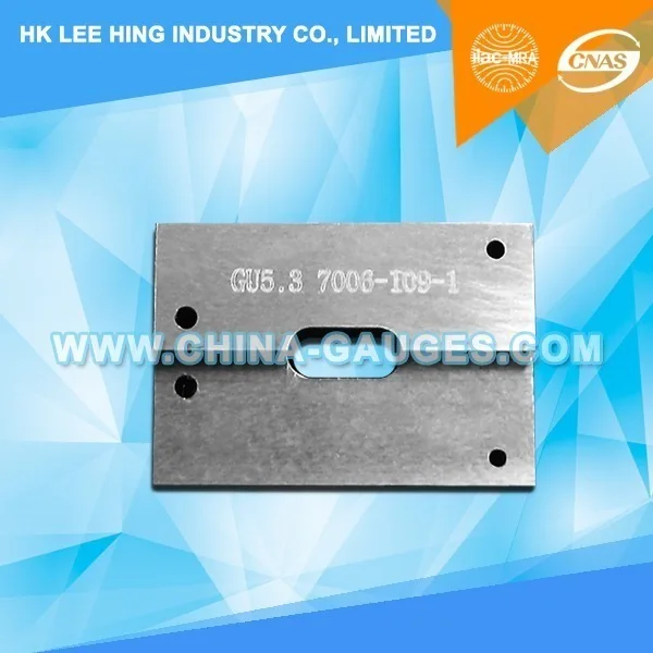 MR16 GU5.3 Go and No Go Gauge for Bi-Pin Bases 7006-109-1 (Included ISO 17025 CNAS & ILAC Calibration Certificate)
MR16 GU5.3 Go and No Go Gauge for Bi-Pin Bases 7006-109-1 (Included ISO 17025 CNAS & ILAC Calibration Certificate)