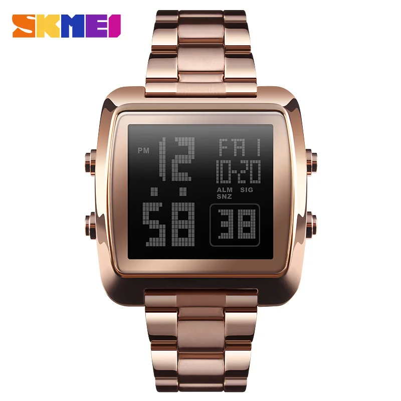 SKMEI Top Brand Luxury Military Sports Watches Stainless Steel Mens Watches Clock Waterproof LED Digital Watch Relogio Masculino
SKMEI Top Brand Luxury Military Sports Watches Stainless Steel Mens Watches Clock Waterproof LED Digital Watch Relogio Masculino