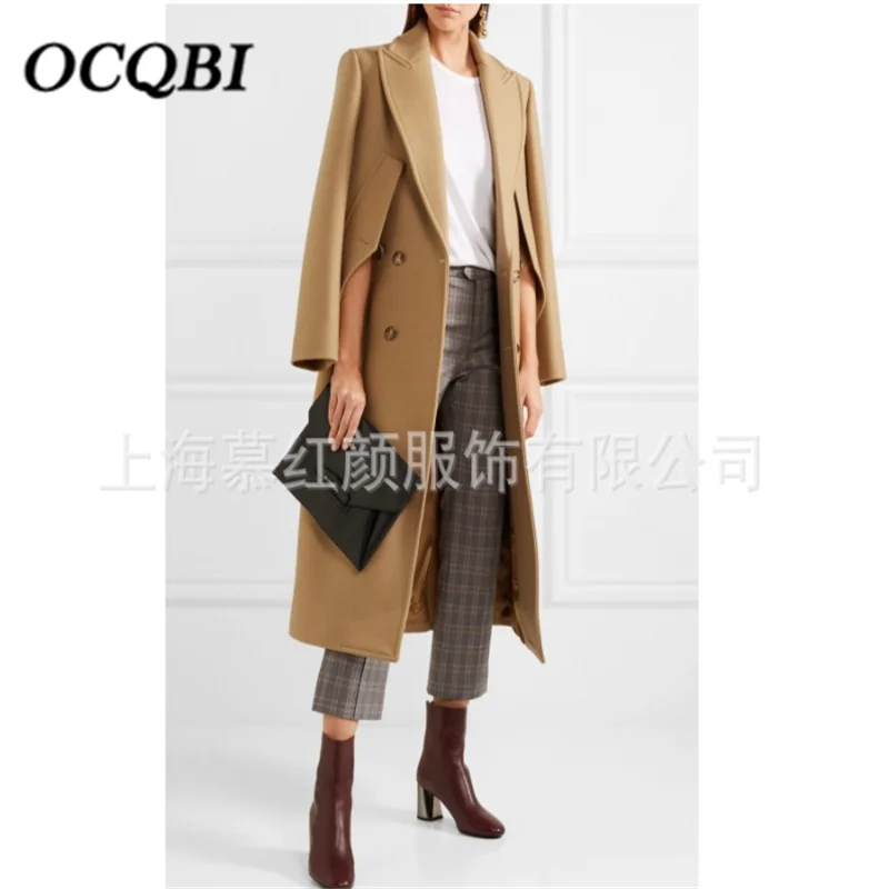 Plus Size Winter Fashion OL Long Wool Coat Camel Slim Fit Elegant Designer Ladies Coat
Plus Size Winter Fashion OL Long Wool Coat Camel Slim Fit Elegant Designer Ladies Coat