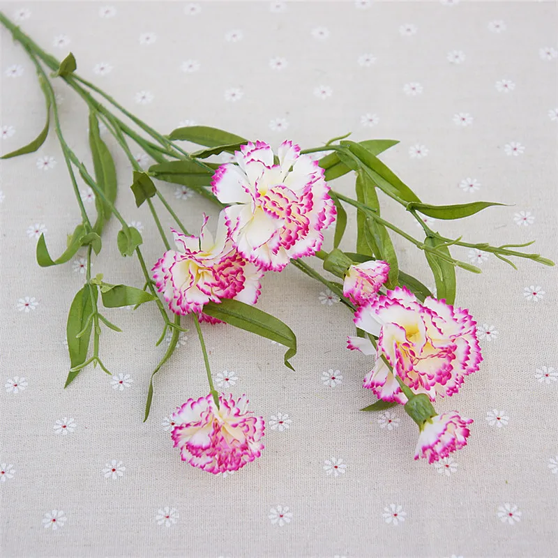 Flone 70cm 6 heads Artificial Silk Carnation Fake Flowers Branch Home decor Living Room Garden Decoration Floral Festival
Flone 70cm 6 heads Artificial Silk Carnation Fake Flowers Branch Home decor Living Room Garden Decoration Floral Festival