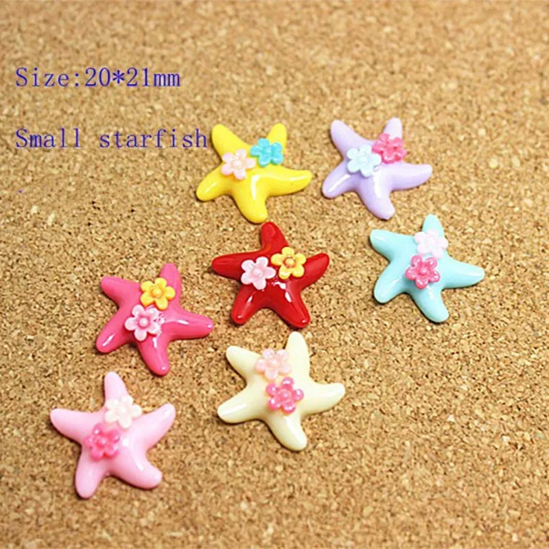 20pcs Mix Colors 20*21mm Cute Resin Small Starfish Flatback Cabochon DIY Hair Bow Center Scrapbooking
20pcs Mix Colors 20*21mm Cute Resin Small Starfish Flatback Cabochon DIY Hair Bow Center Scrapbooking