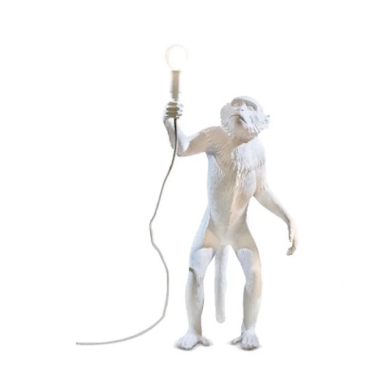 Modern Monkey LED Floor Light Creative Resin Standard Lamps Vintage Hemp Rope Reading Room Lights Fixture Home Lighting PL936-F
Modern Monkey LED Floor Light Creative Resin Standard Lamps Vintage Hemp Rope Reading Room Lights Fixture Home Lighting PL936-F