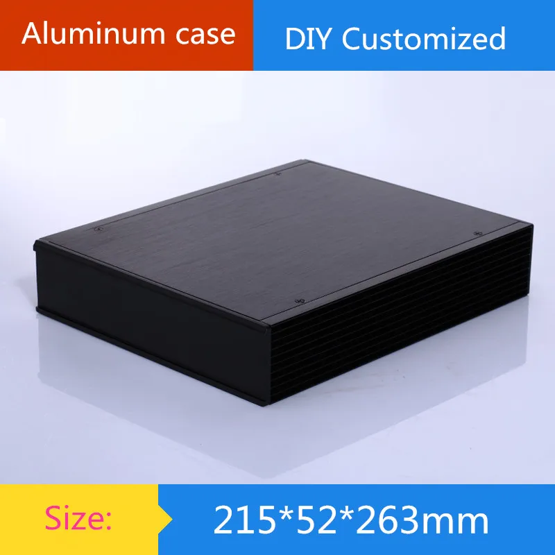 Aluminum DAC / Computer / Car / Instrument Box / AMP Shell / Amplifier Case / DIY Box (215 * 52 * 263mm)
Aluminum DAC / Computer / Car / Instrument Box / AMP Shell / Amplifier Case / DIY Box (215 * 52 * 263mm)
