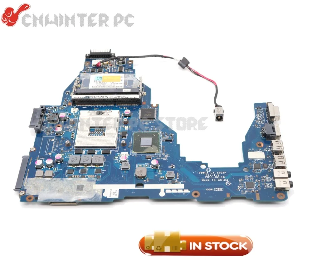 NOKOTION для Toshiba Satellite C660, материнская плата ноутбука HM65 GMA HD3000 DDR3 K000124370 LA-7202P
NOKOTION для Toshiba Satellite C660, материнская плата ноутбука HM65 GMA HD3000 DDR3 K000124370 LA-7202P