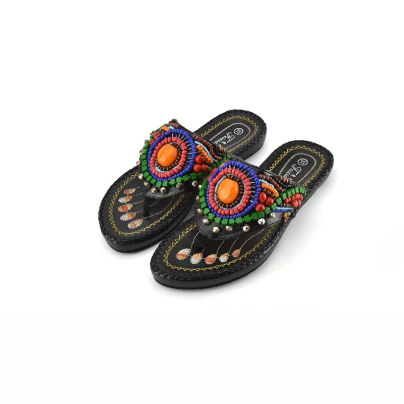 2021 Summer Momen Shoes New Wear Flat Bottom Features Flowers Handmade Beach Slip National Wind Cool Slippers Women Shoes NO.292
2021 Summer Momen Shoes New Wear Flat Bottom Features Flowers Handmade Beach Slip National Wind Cool Slippers Women Shoes NO.292