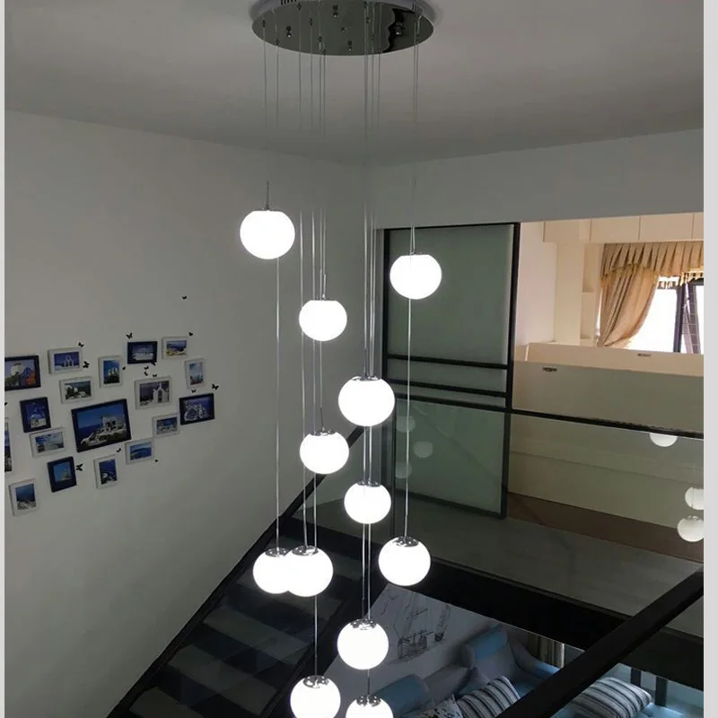 LED Decoration Lighting Glass Pendant Lamp Led Staircase Lighting Spiral Pendant Light Lamp Round Pendant Lamps Home Decor Light
LED Decoration Lighting Glass Pendant Lamp Led Staircase Lighting Spiral Pendant Light Lamp Round Pendant Lamps Home Decor Light