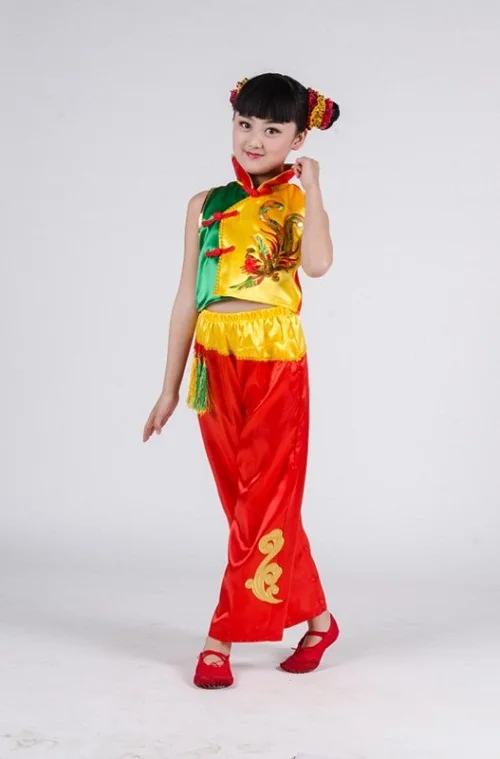 children Chinese folk dance clothing boys and gilrs Kung Fu Show New National Dance Dragon drum folk style clothing
children Chinese folk dance clothing boys and gilrs Kung Fu Show New National Dance Dragon drum folk style clothing