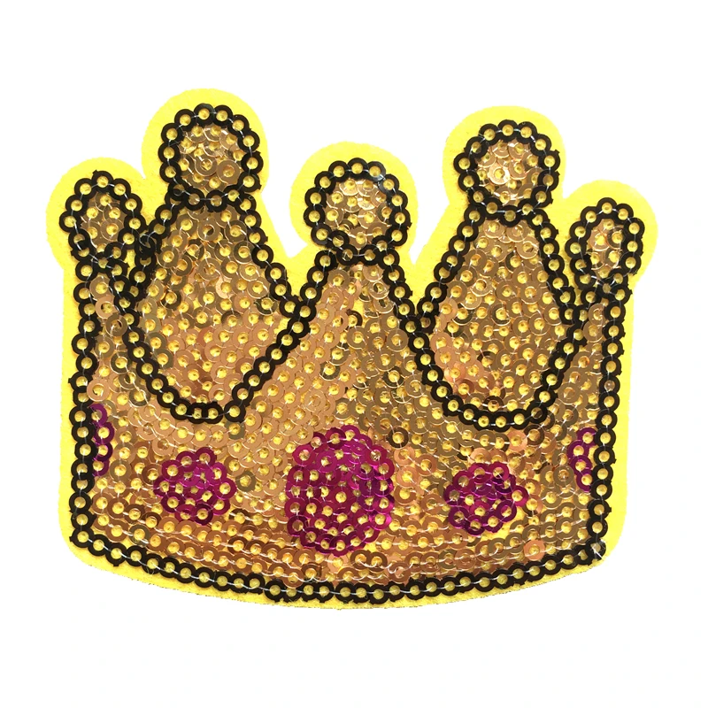10PCS/lot Gold Crown Sequined Patches Stickers Iron on Patches for Clothes Bags DIY Accessory Decorative Sequins Applique Patch
10PCS/lot Gold Crown Sequined Patches Stickers Iron on Patches for Clothes Bags DIY Accessory Decorative Sequins Applique Patch