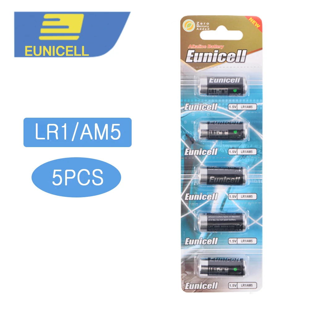 5PCS N Size batteries LR1 AM5 E90 AM5 MN9100 1.5V Alkaline duty Battery Primary and Dry Batteries for Speaker Bluetooth Players
5PCS N Size batteries LR1 AM5 E90 AM5 MN9100 1.5V Alkaline duty Battery Primary and Dry Batteries for Speaker Bluetooth Players