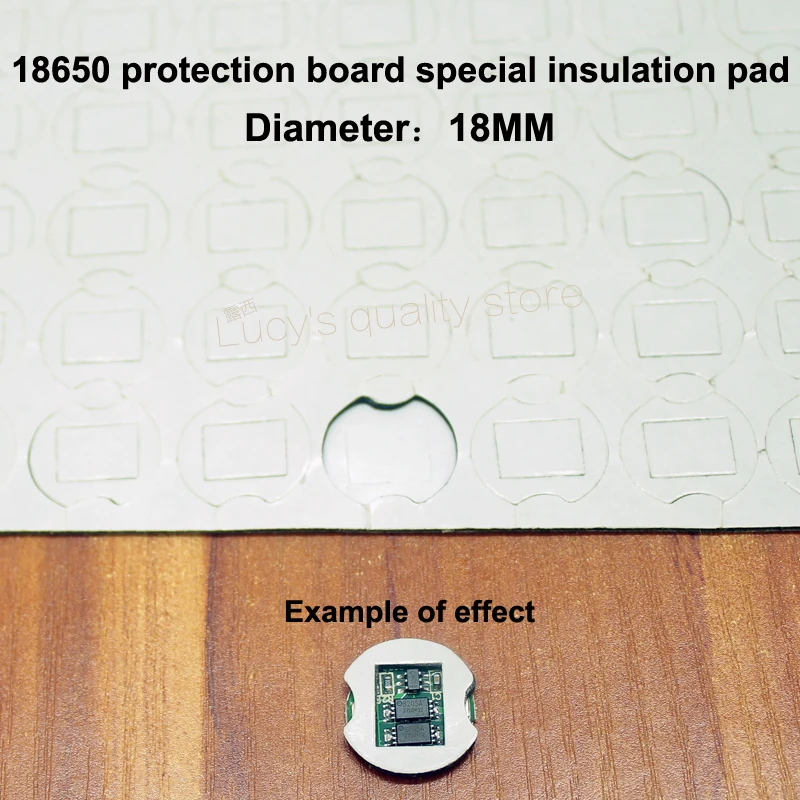 100pcs/lot 18650 lithium battery protection board self-adhesive insulation gasket rubber pad
100pcs/lot 18650 lithium battery protection board self-adhesive insulation gasket rubber pad