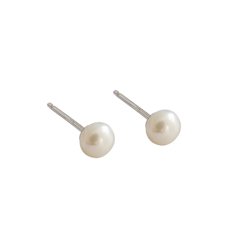 Flyleaf 6mm Freshwater Pearls Stud Earrings For Women 925 Sterling Silver Student Girl Fashion Jewelry
Flyleaf 6mm Freshwater Pearls Stud Earrings For Women 925 Sterling Silver Student Girl Fashion Jewelry