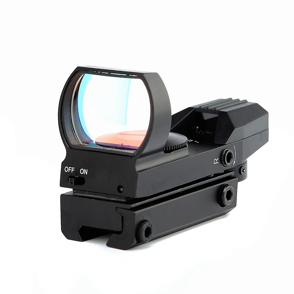 Holographic Red Dot Scope Red Coated Tactical Riflescope Collimator Sight Multi 4 Reticle Reflex Rifle Hunting Scope
Holographic Red Dot Scope Red Coated Tactical Riflescope Collimator Sight Multi 4 Reticle Reflex Rifle Hunting Scope