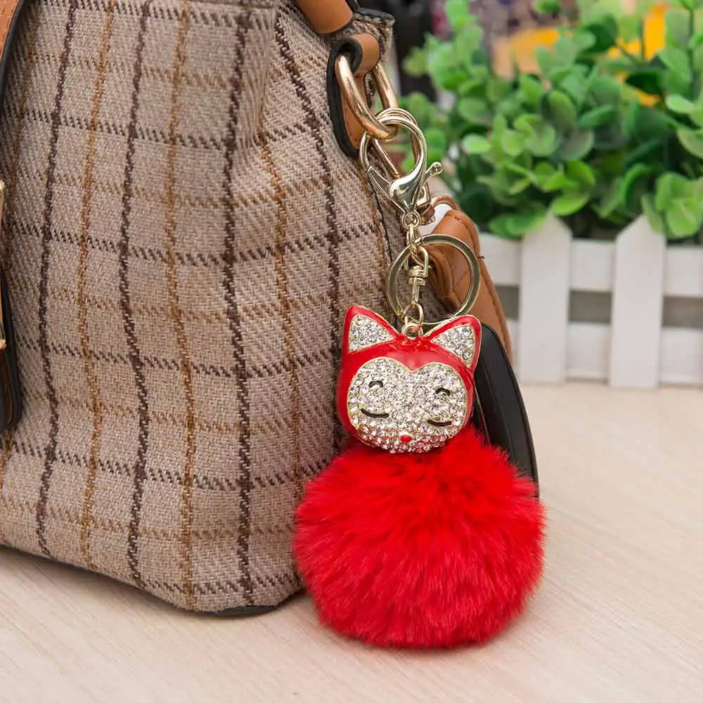 Car Keychain buckle Diamonds Crystal Fox Lady bag home keychains Car Ornaments Keyrings Automotive Styling Accessories Gifts
Car Keychain buckle Diamonds Crystal Fox Lady bag home keychains Car Ornaments Keyrings Automotive Styling Accessories Gifts